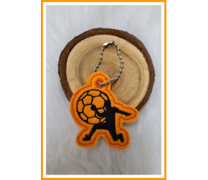 Stickdatei - ITH Anhänger Handball Mann